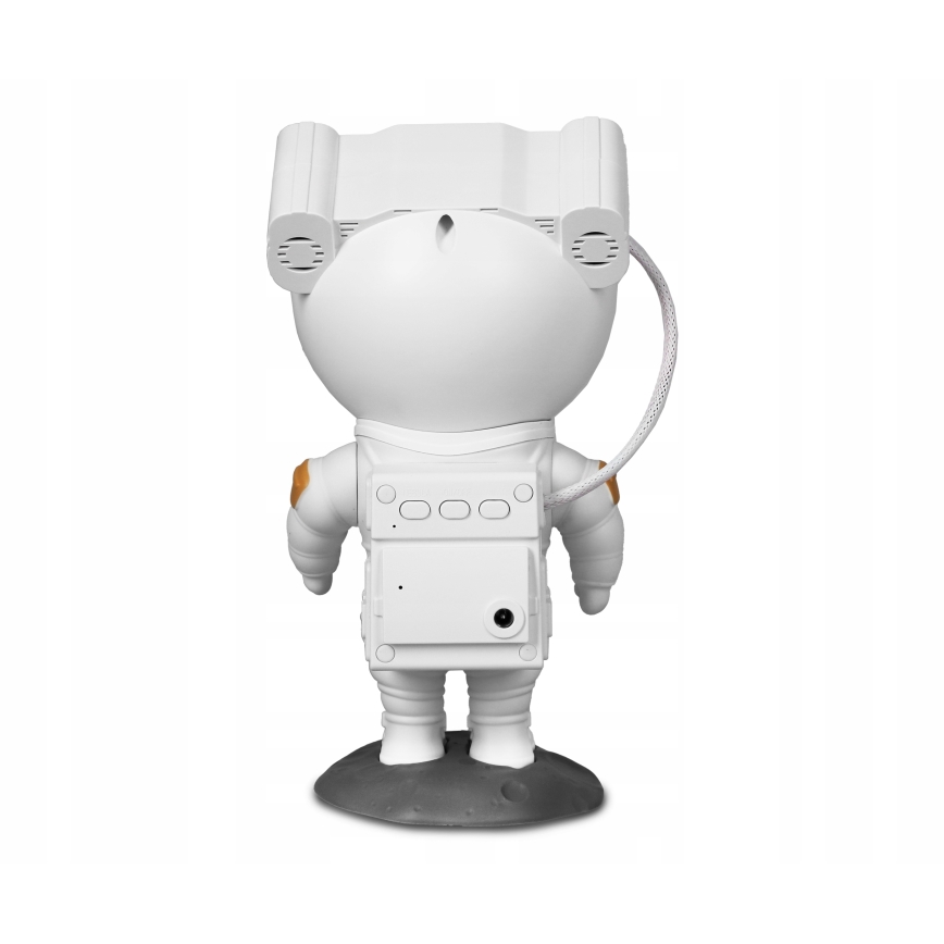 LED RGB projektor LED/5W/5V astronaut + diaľkové ovládanie