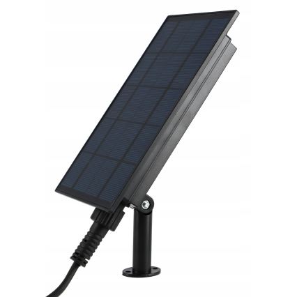 LED RGB stmievateľný solárny dekoratívny svetelný reťaz 15×LED/18 funkcií USB 6 m IP44 čierna + diaľkové ovládanie