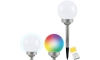 LED RGB Solárna lampa BALL LED/0,2W/AA 1,2V/600mAh IP44