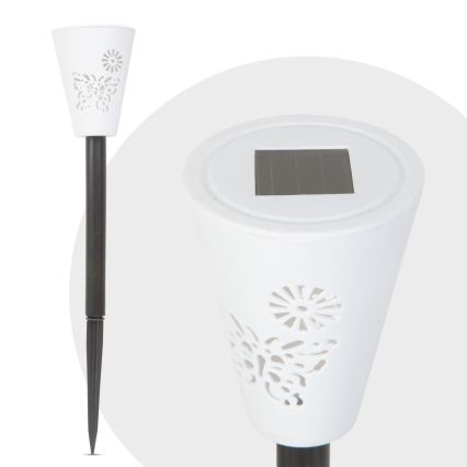 LED RGB Solárna lampa LED/1xAAA IP44
