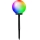 LED RGB Solárna lampa so senzorom SPHERE LED/1,2V IP44 200 mAh pr. 20 cm