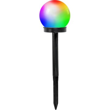 LED RGB solárna lampa so senzorom SPHERE LED/1,2V IP44 40 mAh priemer 10 cm
