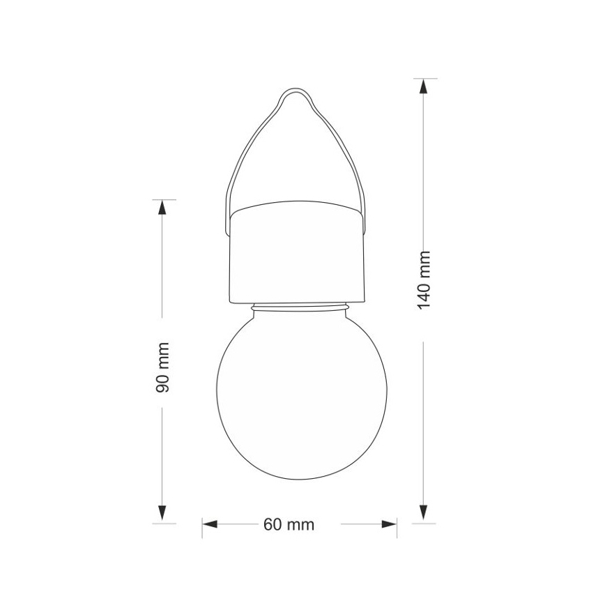 LED RGB Solárne svietidlo 1,2V 2/3AA čierna IP44