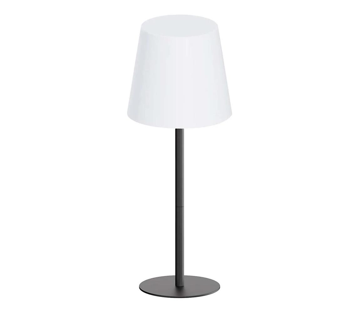 LED RGB stmievateľná dotyková stolová lampa LUCIA LED/2W/5V 3600 mAh IP44 čierna 336385