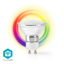 LED RGB Stmievateľná inteligentná žiarovka GU10/5W/230V