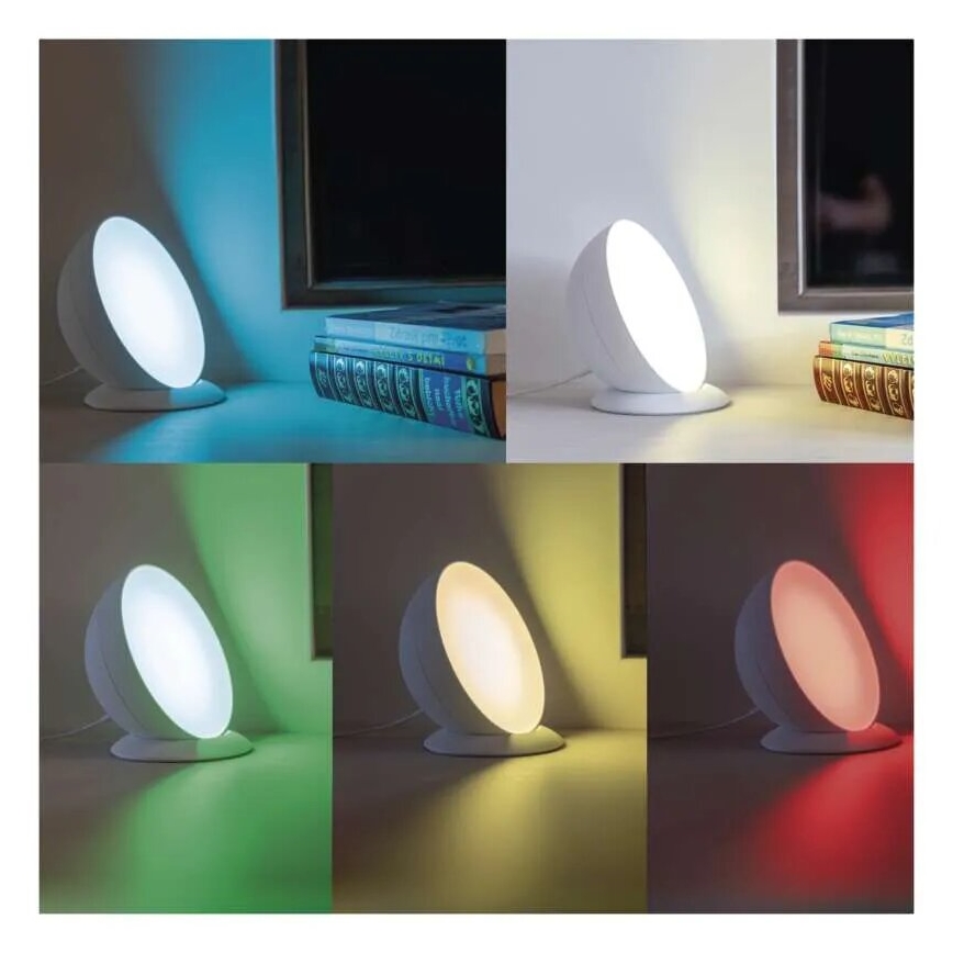 LED RGB Stmievateľná stolná lampa GoSmart LED/7W/230V Wi-Fi biela
