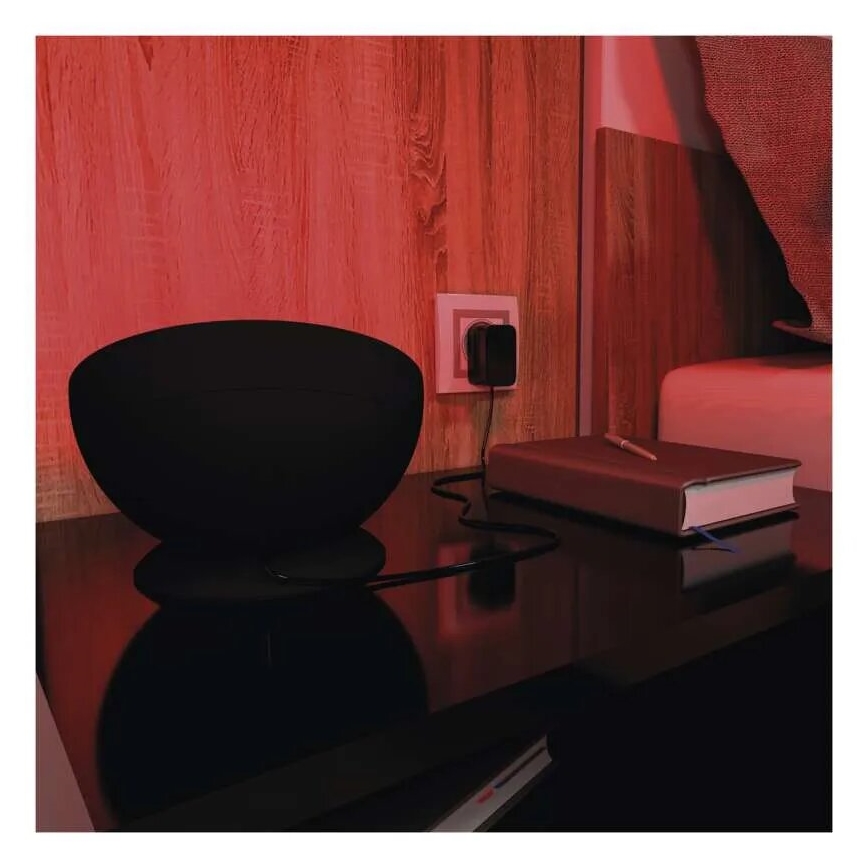 LED RGB Stmievateľná stolná lampa GoSmart LED/7W/230V Wi-Fi čierna