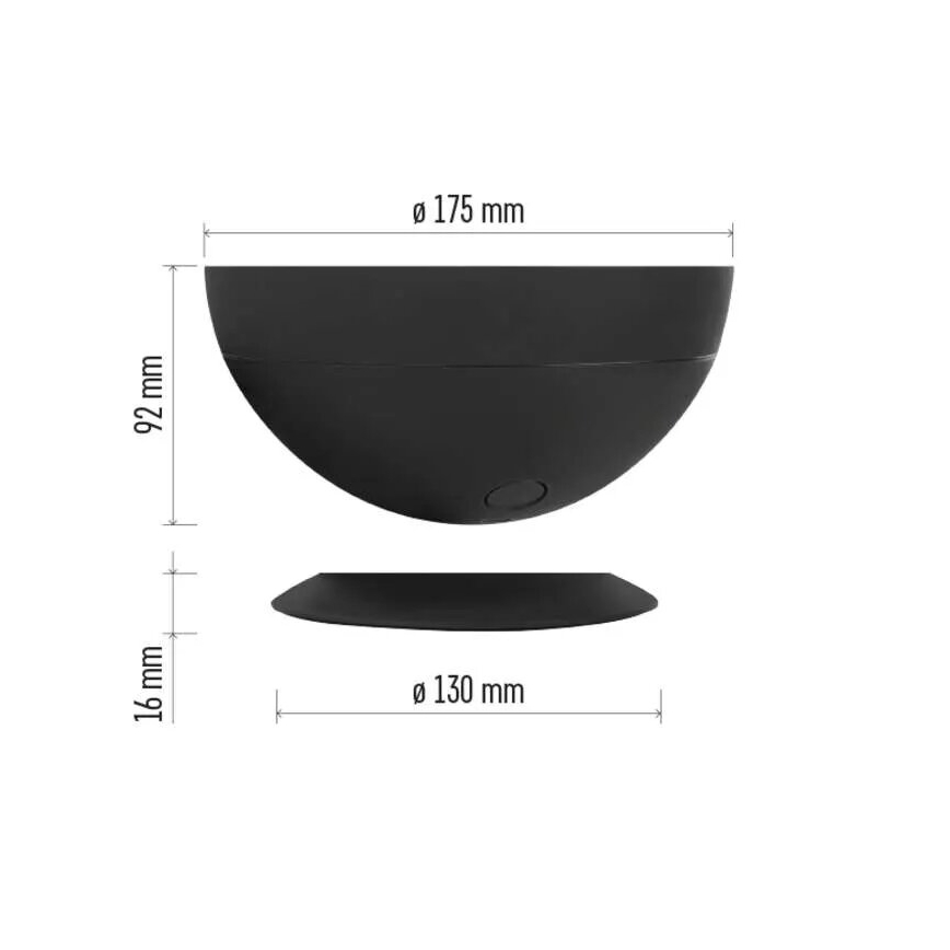 LED RGB Stmievateľná stolná lampa GoSmart LED/7W/230V Wi-Fi čierna