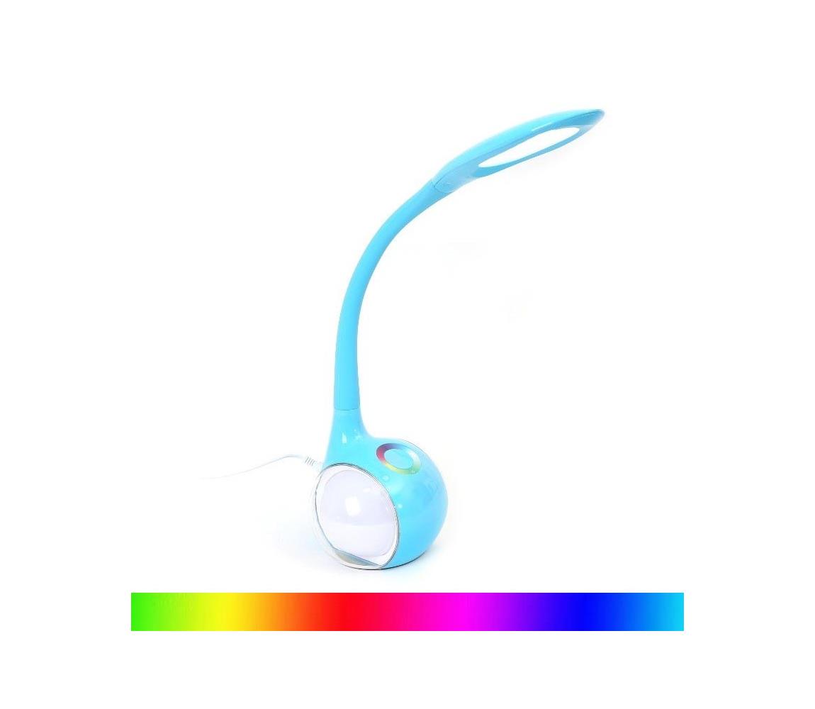  LED RGB Stmievateľná stolná lampa LED/7W/230V modrá 