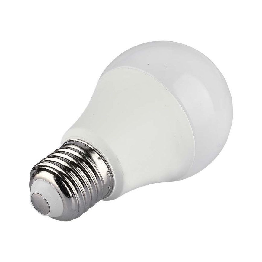 LED RGB Stmievateľná žiarovka A60 E27/8,5W/230V 4000K + diaľkové ovládanie