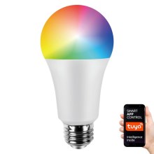 LED RGB Stmievateľná žiarovka A70 E27/11W/230V 2700-6500K Wi-Fi Tuya