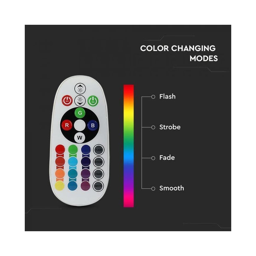 LED RGB Stmievateľná žiarovka E14/3,5W/230V 6400K + DO