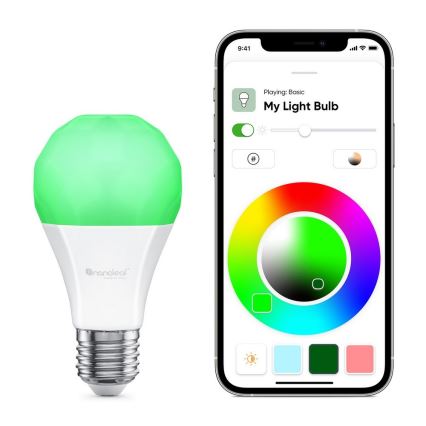 LED RGB Stmievateľná žiarovka ESSENTIALS A19 E27/8W/230V 2700-6500K - Nanoleaf