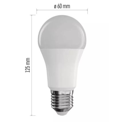 LED RGB Stmievateľná žiarovka GoSmart A60 E27/11W/230V 2700-6500K Tuya