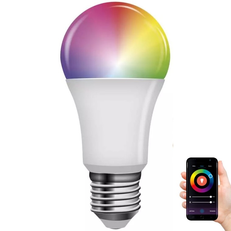 LED RGB Stmievateľná žiarovka GoSmart A60 E27/11W/230V 2700-6500K Wi-Fi Tuya