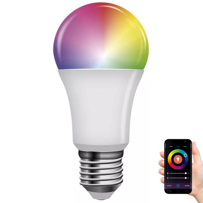 LED RGB Stmievateľná žiarovka GoSmart A60 E27/9W/230V 2700-6500K Tuya