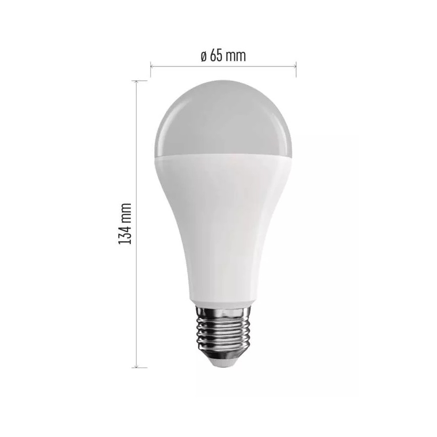 LED RGB Stmievateľná žiarovka GoSmart A65 E27/14W/230V 2700-6500K Tuya