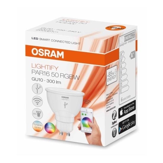 LED RGB Stmievateľná žiarovka LIGHTIFY GU10/6W/230V 2700-6500K - Osram
