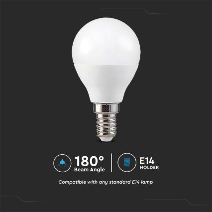 LED RGB Stmievateľná žiarovka P45 E14/4,8W/230V 3000K + diaľkové ovládanie