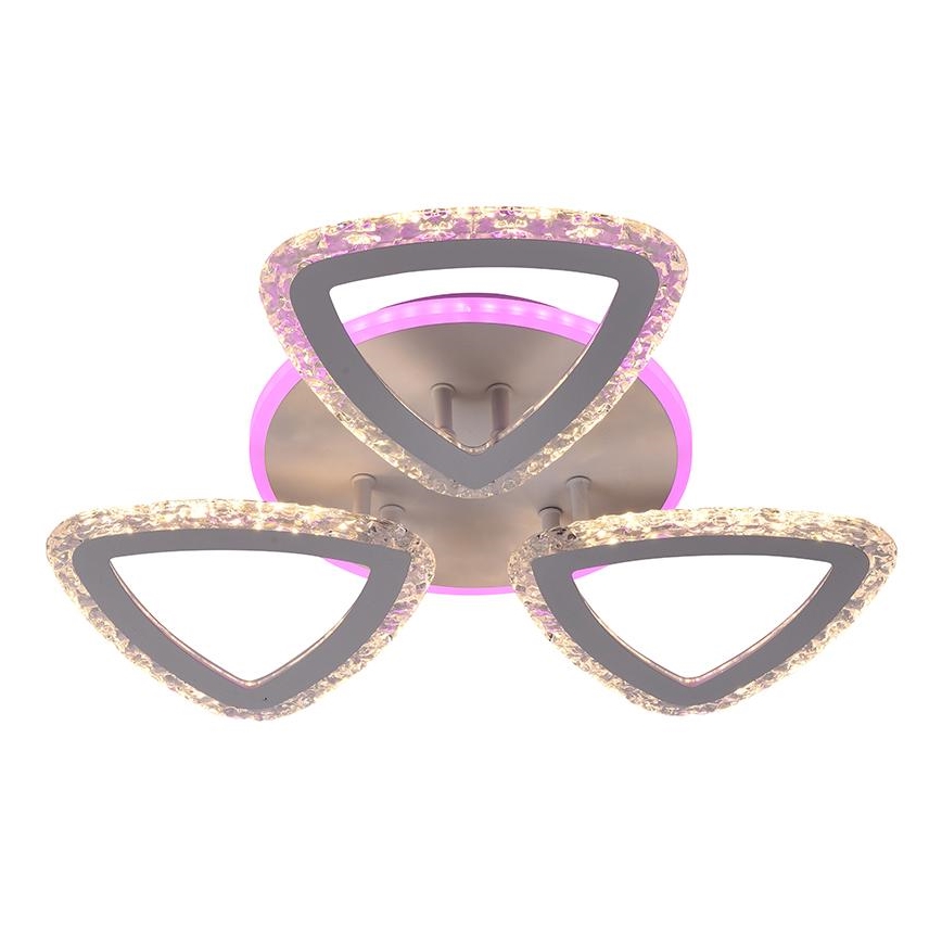 LED RGB Stmievateľný prisadený luster LED/45W/230V 3000-6500K + diaľkové ovládanie