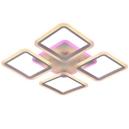 LED RGB Stmievateľný prisadený luster LED/70W/230V 3000-6500K + diaľkové ovládanie