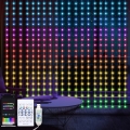 LED RGB Stmievateľný vianočný záves WIZARD 400xLED/USB 2x2m + diaľkové ovládanie