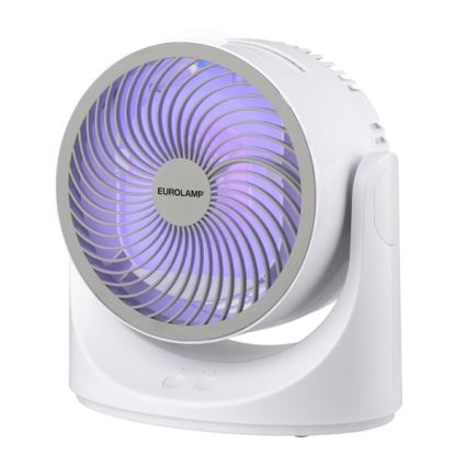 LED RGB stolný ventilátor 10W/5V, priemer 18,5 cm
