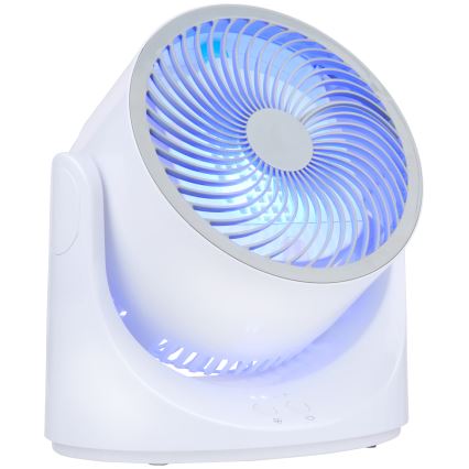 LED RGB stolný ventilátor s efektom hmly 5V