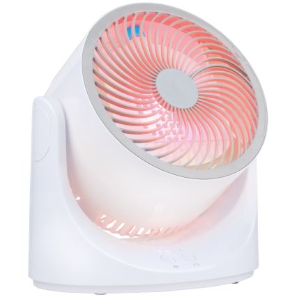 LED RGB stolný ventilátor s efektom hmly 5V