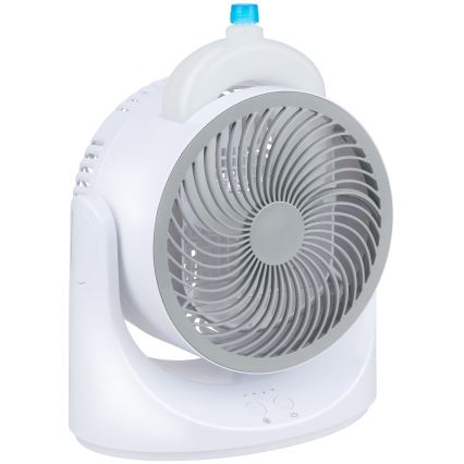 LED RGB stolný ventilátor s efektom hmly 5V
