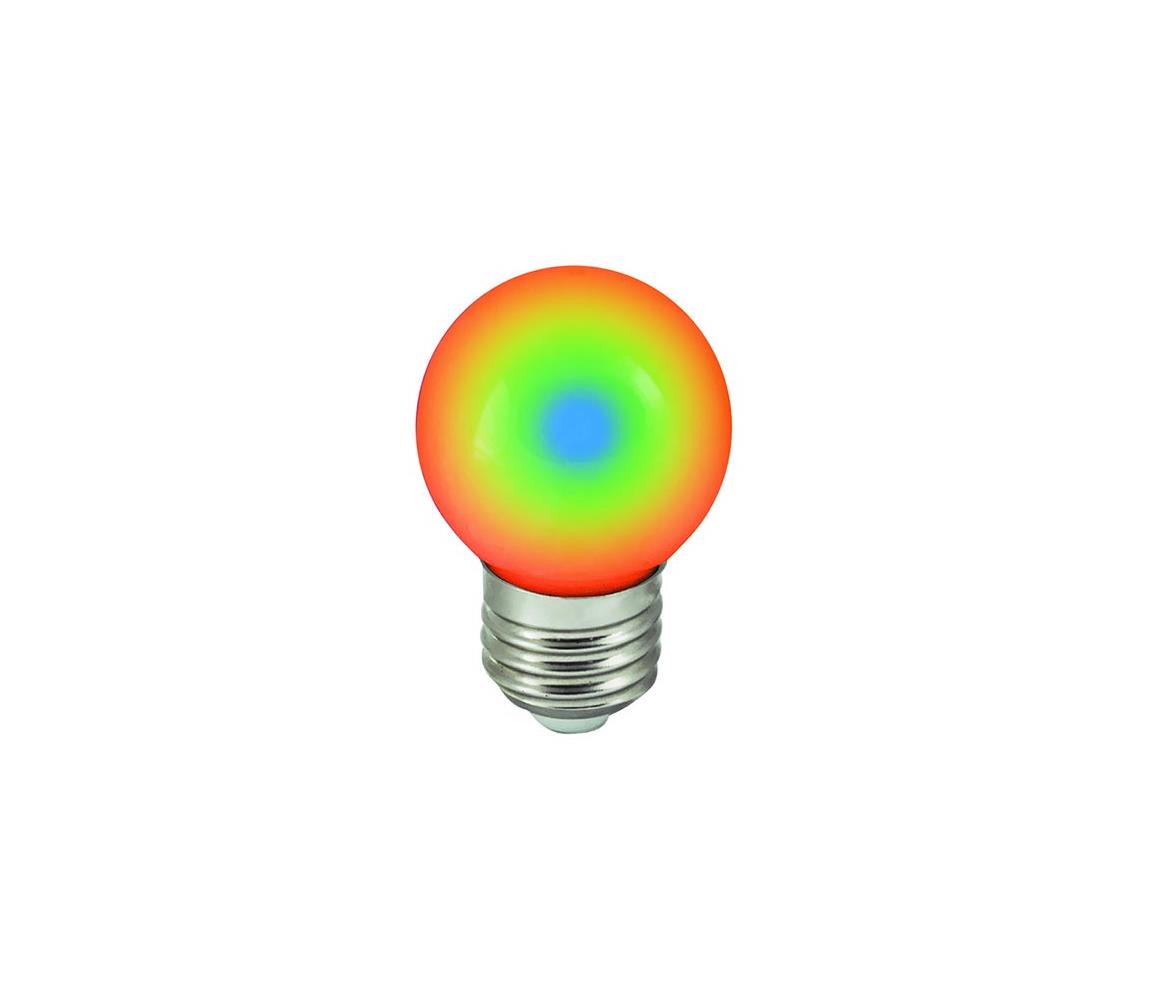 LED RGB žiarovka E27/1W/230V 13105