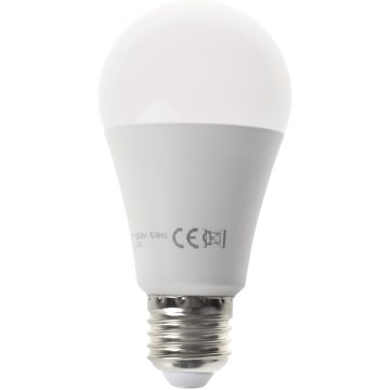 LED RGB žiarovka s diaľkovým ovládačom BULB E27/9W/230V 2700K