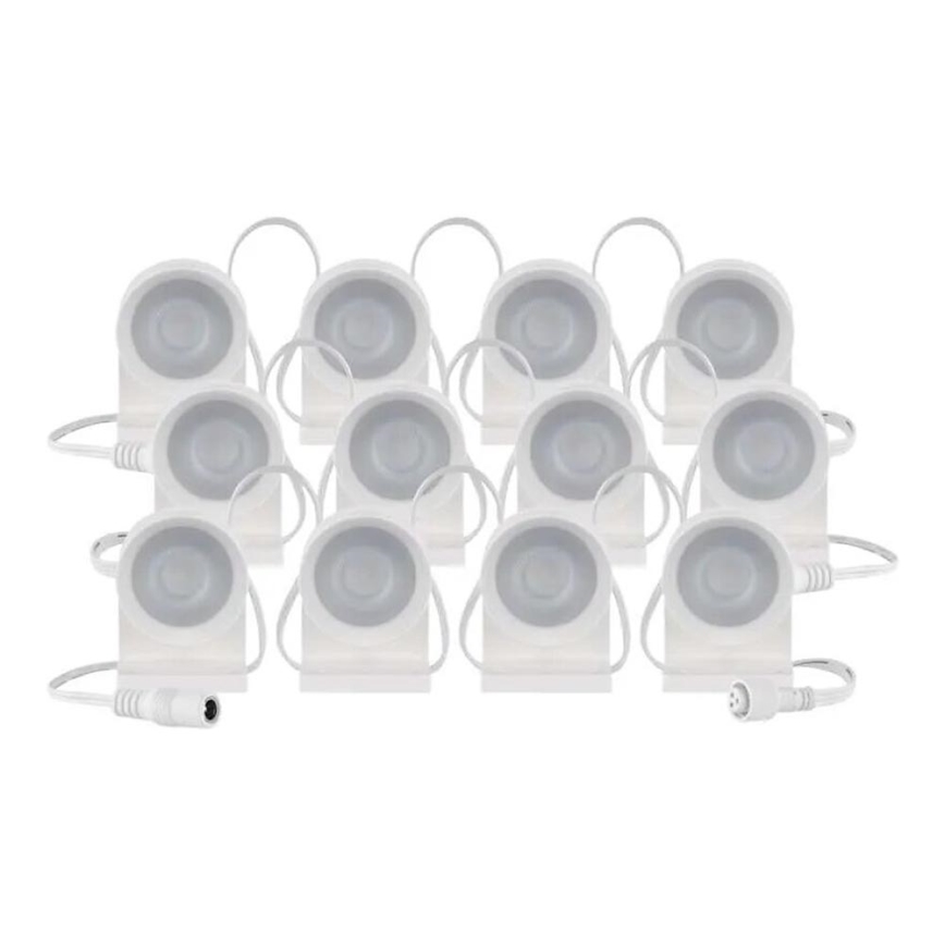 LED RGBIC+CCT dekoračná reťaz s bodovým osvetlením GoSmart 12xLED/7W/230V 255 cm Wi-Fi Tuya