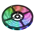 LED RGBW Inteligentný stmievateľný pásik 5m LED/230V 2700-6500K Wi-Fi Tuya + diaľkové ovládanie