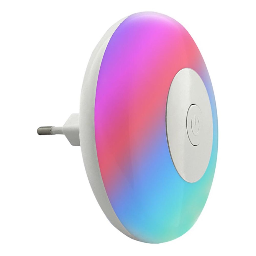 LED RGBW Nočné svetlo LED/1W/230V biela