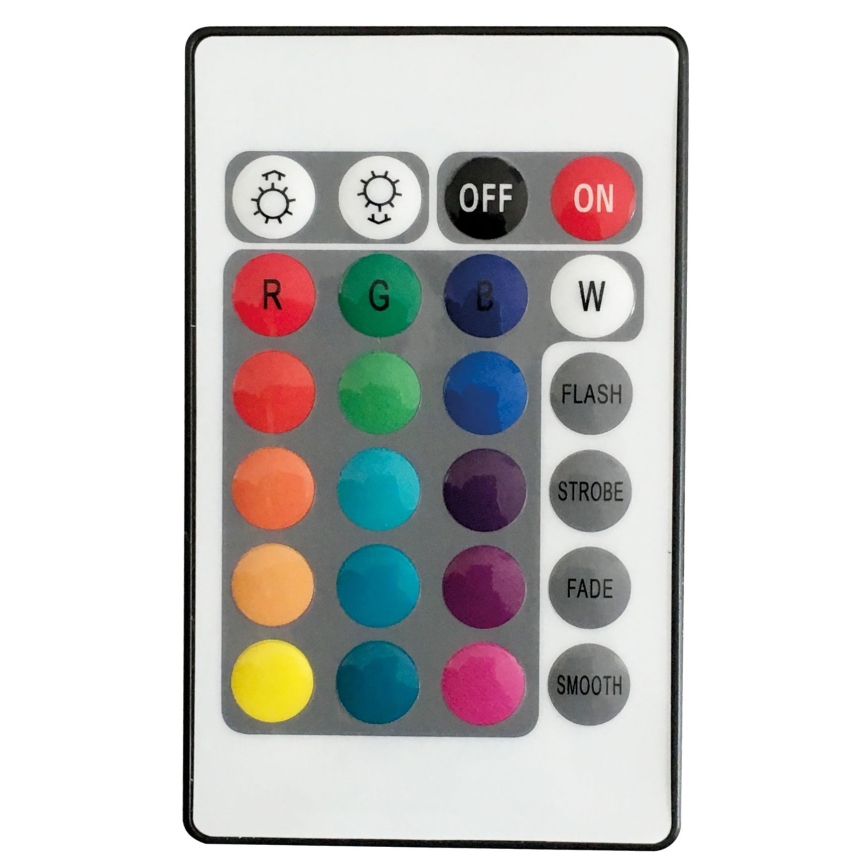 LED RGBW Solárna lampa BALL LED/3,2V 500 mAh pr. 30 cm IP65 + diaľkové ovládanie