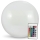 LED RGBW Solárna lampa BALL LED/3,7V 1500 mAh pr. 50 cm IP65 + diaľkové ovládanie