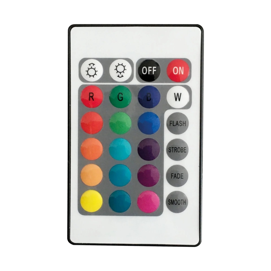 LED RGBW Solárna lampa BALL LED/3,7V 1500 mAh pr. 50 cm IP65 + diaľkové ovládanie