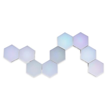 SADA 9x LED RGBW Stmievateľné nástenné dekoračné svietidlo MAYA LED/1W/230V + diaľkové ovládanie
