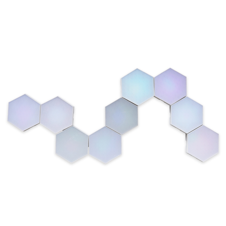 SADA 9x LED RGBW Stmievateľné nástenné dekoračné svietidlo MAYA LED/1W/230V + diaľkové ovládanie