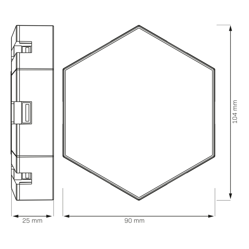 SADA 9x LED RGBW Stmievateľné nástenné dekoračné svietidlo MAYA LED/1W/230V + diaľkové ovládanie