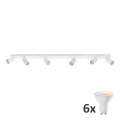 LED RGBW stmievané bodové svietidlo ANGIE 6xGU10/6,5W/230V 2700-6500K biela
