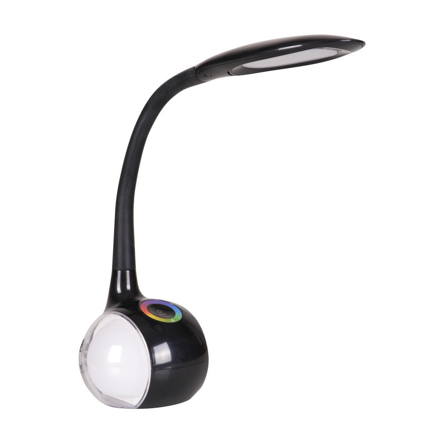 LED RGBW Stmievateľná dotyková stolná lampa COSMOS LED/6,5W/230V čierna