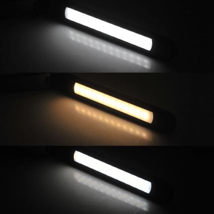 LED RGBW Stmievateľná dotyková stolná lampa NEPTUN LED/7W/230V čierna