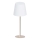 LED RGBW Stmievateľná dotyková vonkajšia stolová lampa LUCIA LED/2W/5V 1800/2700/6500K 3600 mAh IP44 béžová