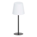 LED RGBW stmievateľná dotyková vonkajšia stolová lampa LUCIA LED/2W/5V 1800/2700/6500K 3600 mAh IP44 čierna