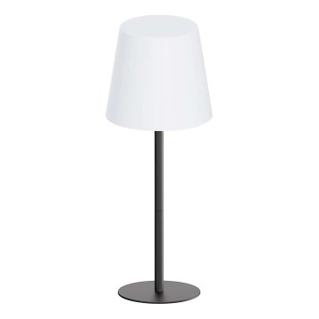 LED RGBW stmievateľná dotyková vonkajšia stolová lampa LUCIA LED/2W/5V 1800/2700/6500K 3600 mAh IP44 čierna