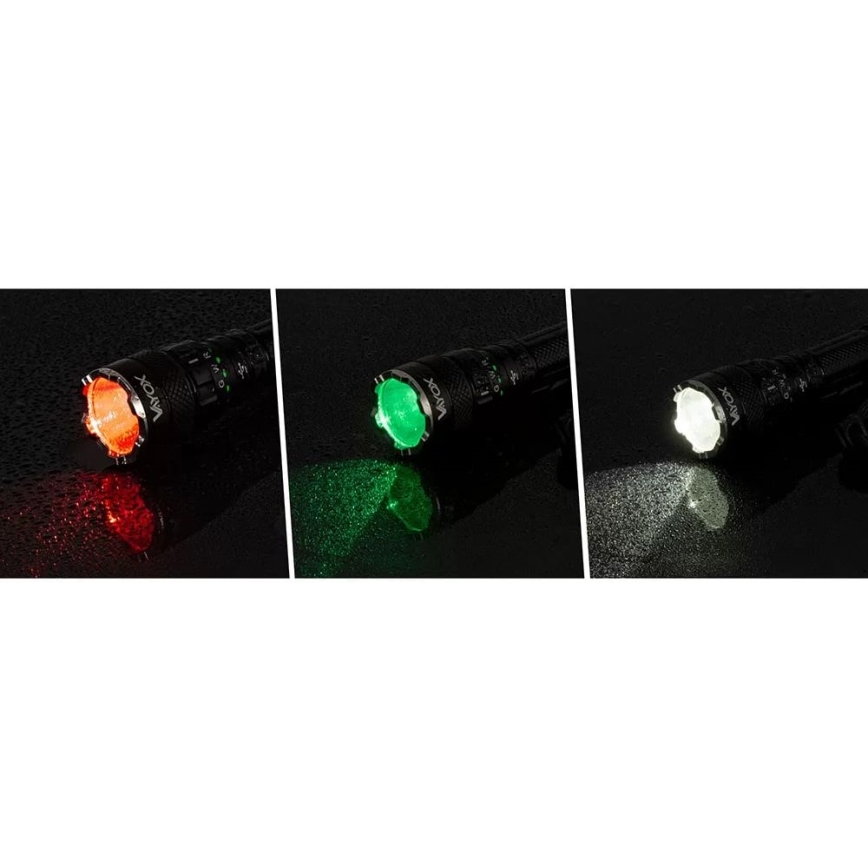 LED RGBW Stmievateľná nabíjacia baterka LED/15W/5V IP66 1500 lm 2000 mAh