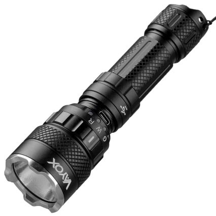 LED RGBW Stmievateľná nabíjacia baterka LED/15W/5V IP66 1500 lm 2000 mAh