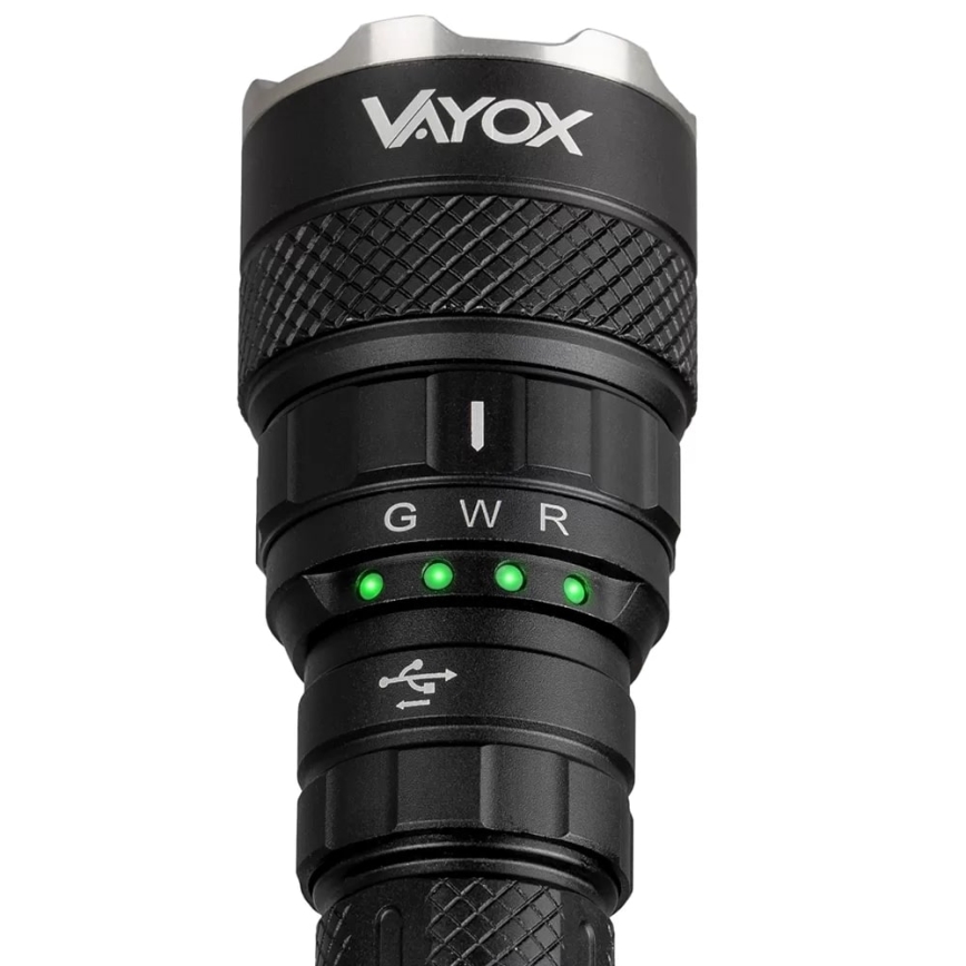 LED RGBW Stmievateľná nabíjacia baterka LED/15W/5V IP66 1500 lm 2000 mAh